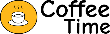 Horizontal logo with black letters